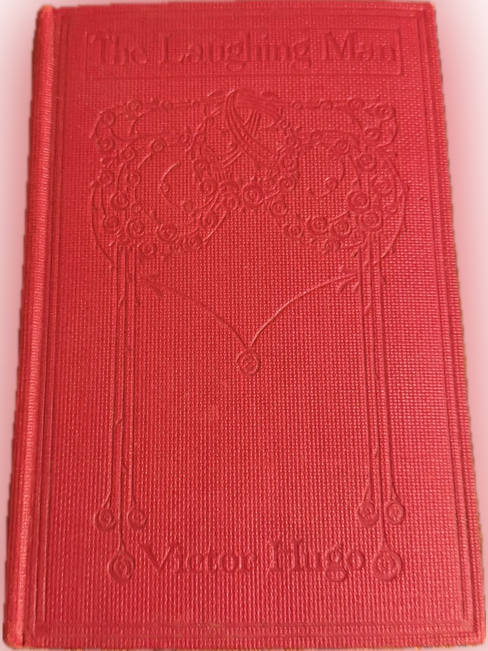 The Laughing Man by Victor Hugo T. Nelson and Sons Vintage Red Hardcover